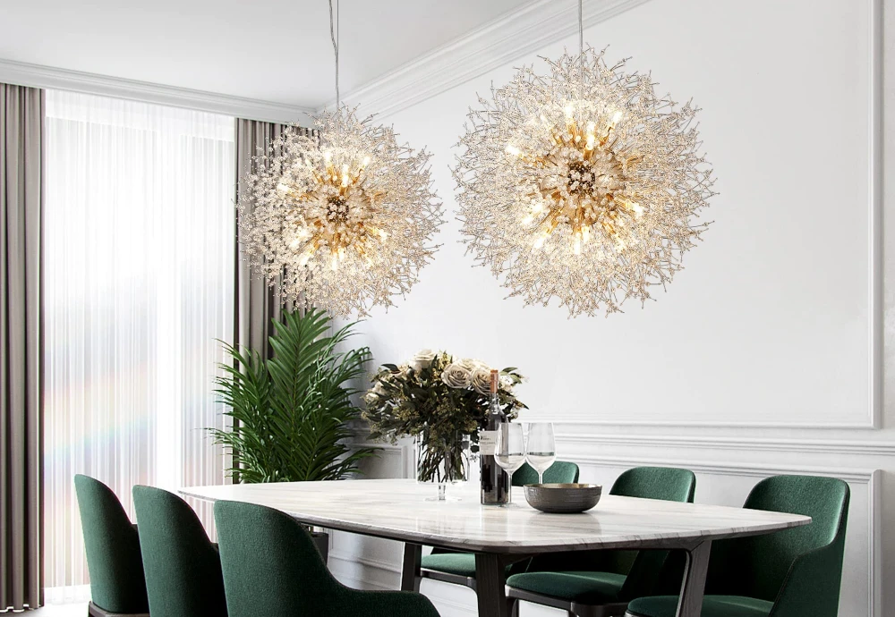 round crystal chandelier